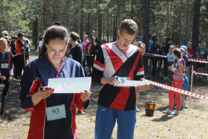 Бурцева Юлия (призер) и Илясов Роман (победитель)