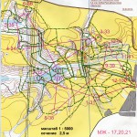 Карта с дистанцией МЖ-20,21